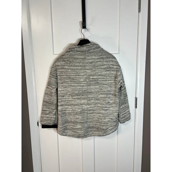 Anthropologie Saturday Sunday Cowl Gray Oversized Marl Pullover Sweater Size S - Picture 5 of 10